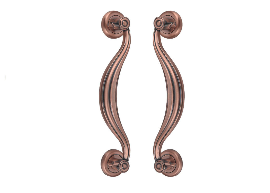 zinc alloy Big door pull handles  glass pull  esay for installation